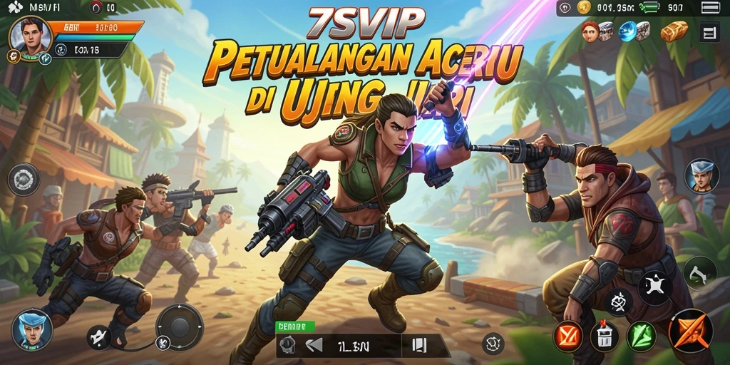 Screenshot utama yang menunjukkan aksi seru dalam 7SVIP.