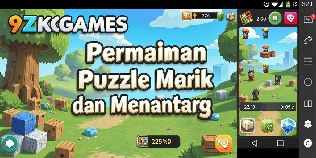 Screenshot gameplay Puzzle yang menantang dan menarik.