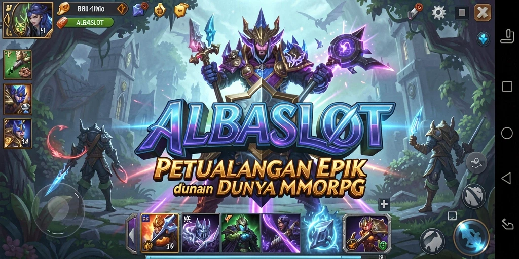 Tampilan gameplay seru ALBASLOT dengan aksi yang menegangkan.