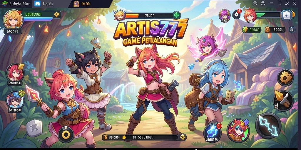 Gameplay menarik dari ARTIS777 dengan karakter Anime yang memukau.