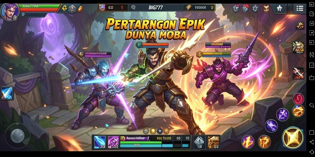Tampilan gameplay seru dalam BIG777 yang penuh aksi.