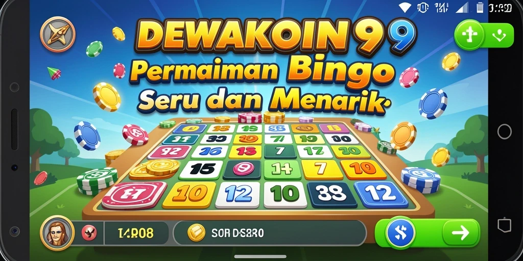 Tampilan gameplay seru dari DEWAKOIN99 dengan suasana Bingo yang menarik.