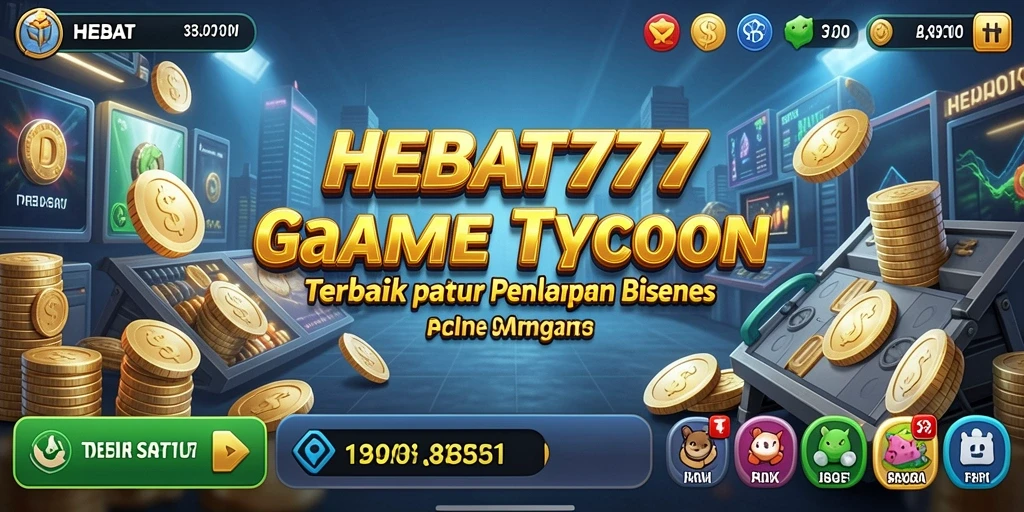 Tampilan gameplay HEBAT777 yang menarik dalam membangun kerajaan bisnis.