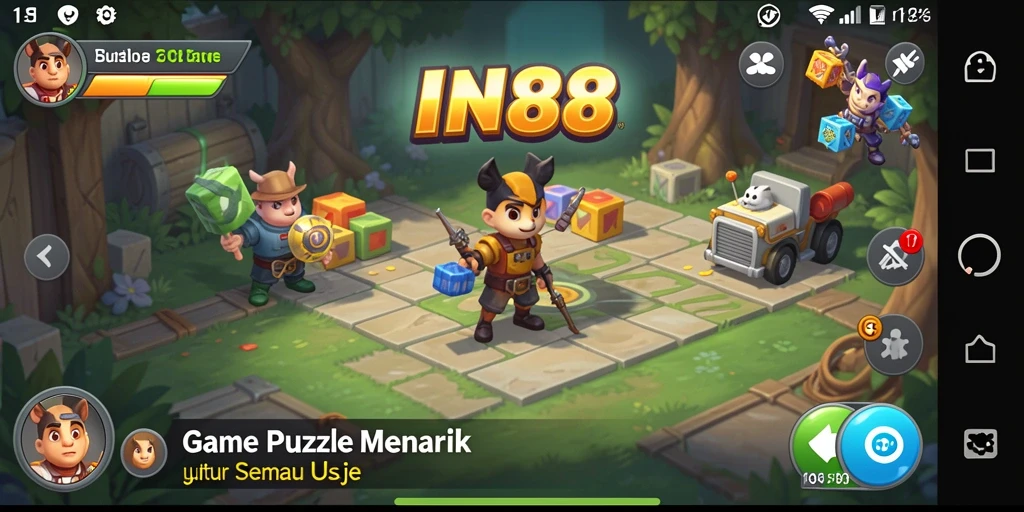 Tampilan gameplay IN88 yang menantang dan seru dalam genre Puzzle.