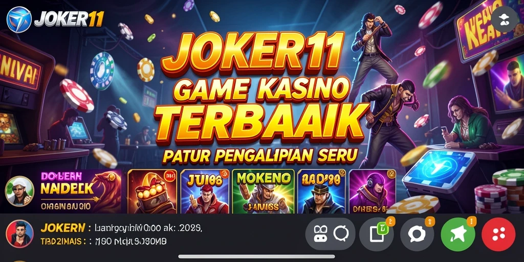 Screenshot gameplay JOKER11 yang memperlihatkan pengalaman bermain Kasino yang seru.