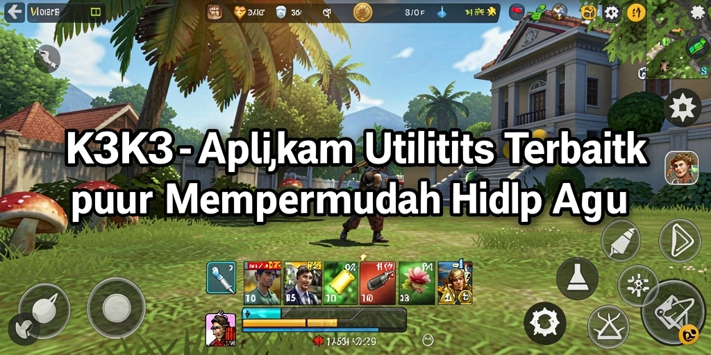 Screenshot K3K3 menampilkan antarmuka aplikasi Utility yang user-friendly.