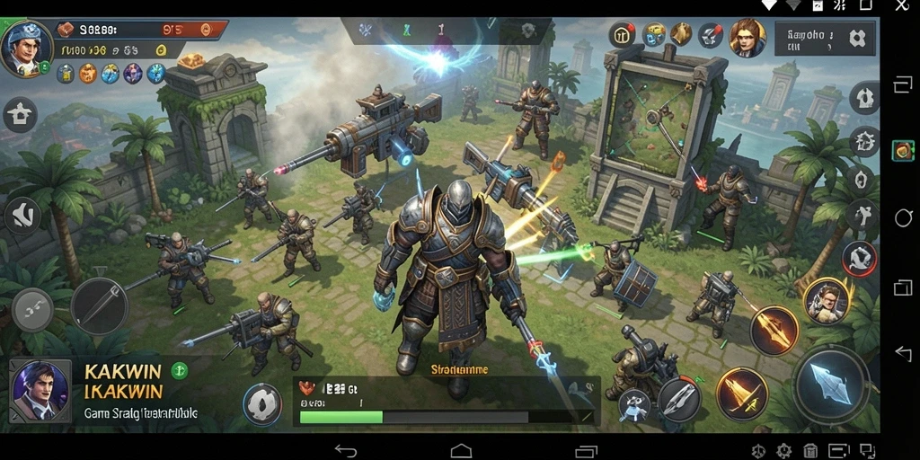 Tampilan gameplay KAKWIN yang menarik dan menantang.