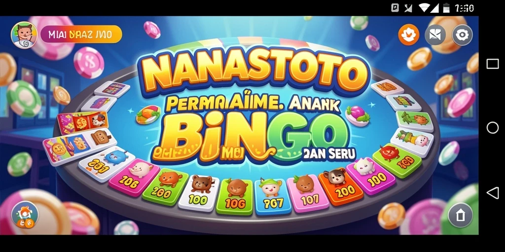 Tampilan screenshot NANASTOTO menampilkan gameplay seru permainan Bingo.