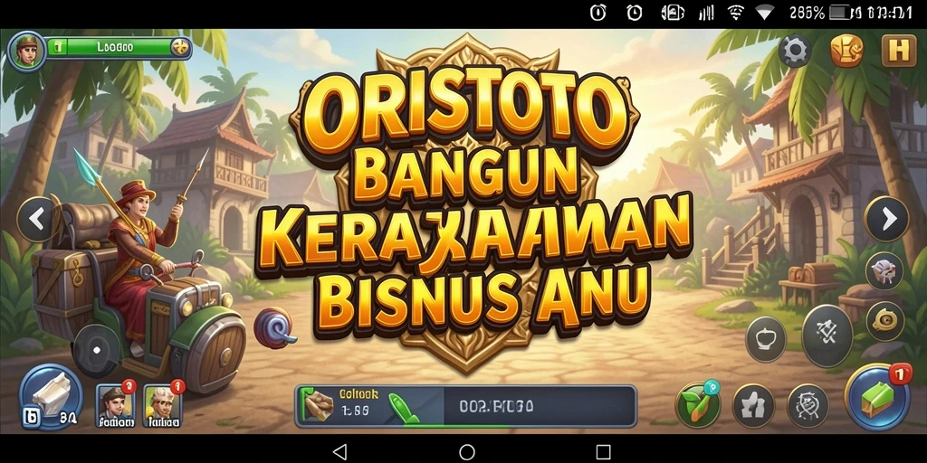 Tampilan gameplay ORISTOTO yang menegangkan dan strategis.