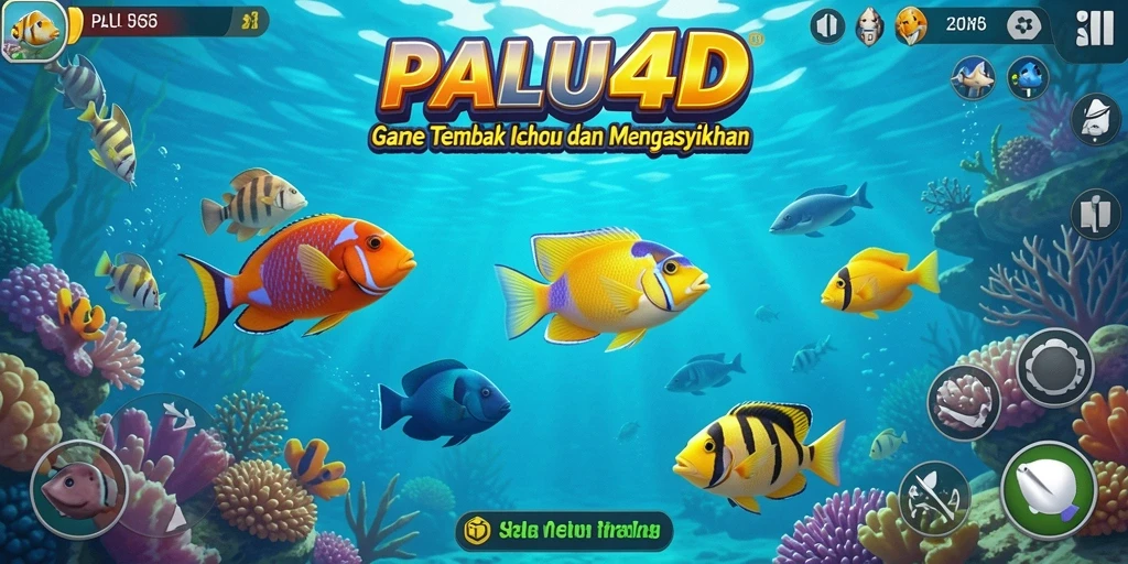 Tampilan menakjubkan dalam gameplay Tembak Ikan PALU4D.