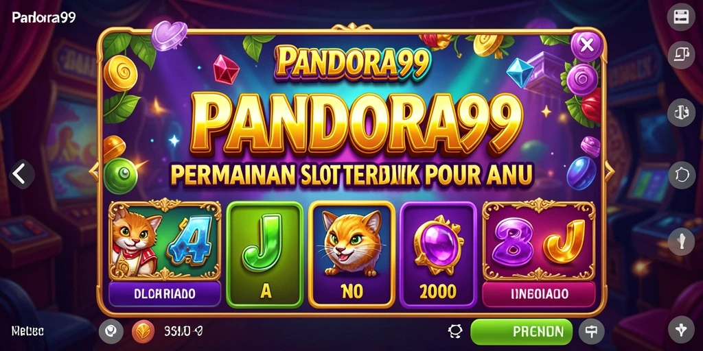 Tangkapan layar gameplay PANDORA99 menampilkan momen mendebarkan saat bermain slot.