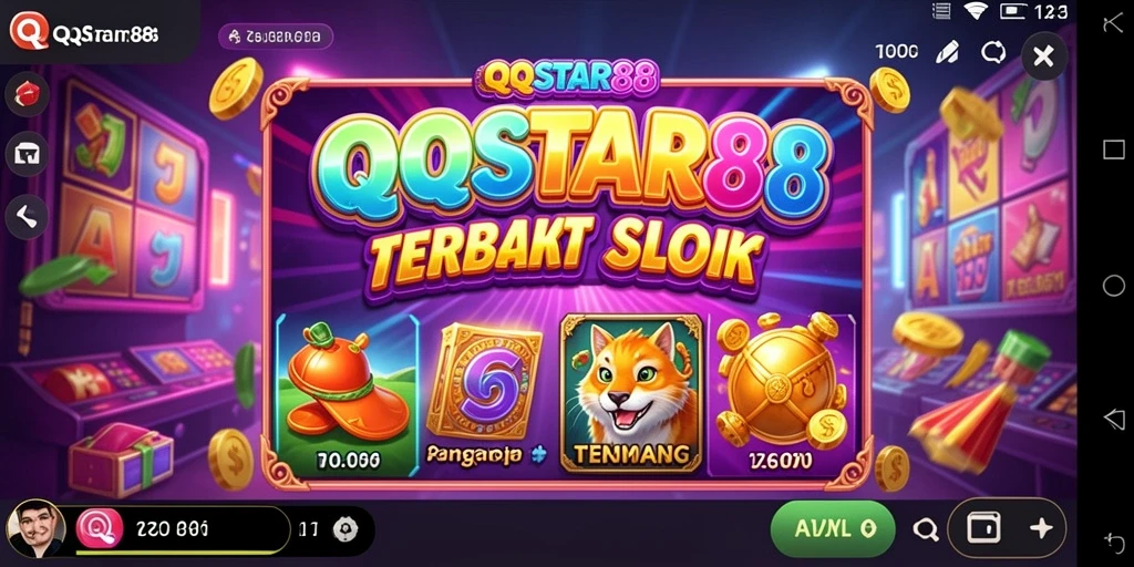 Tampilan menarik dari gameplay QQSTAR88 Slot.