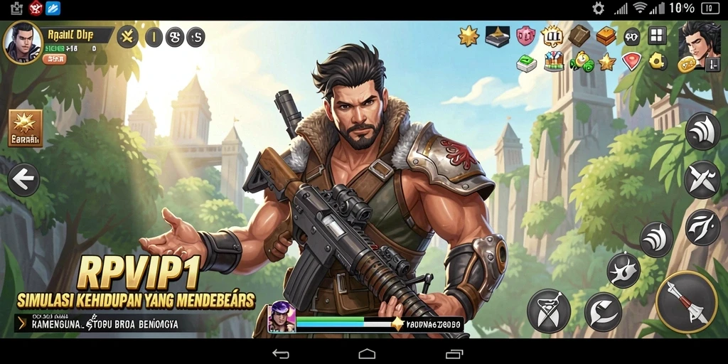 Tampilan gameplay RPVIP1 yang menarik dan interaktif.