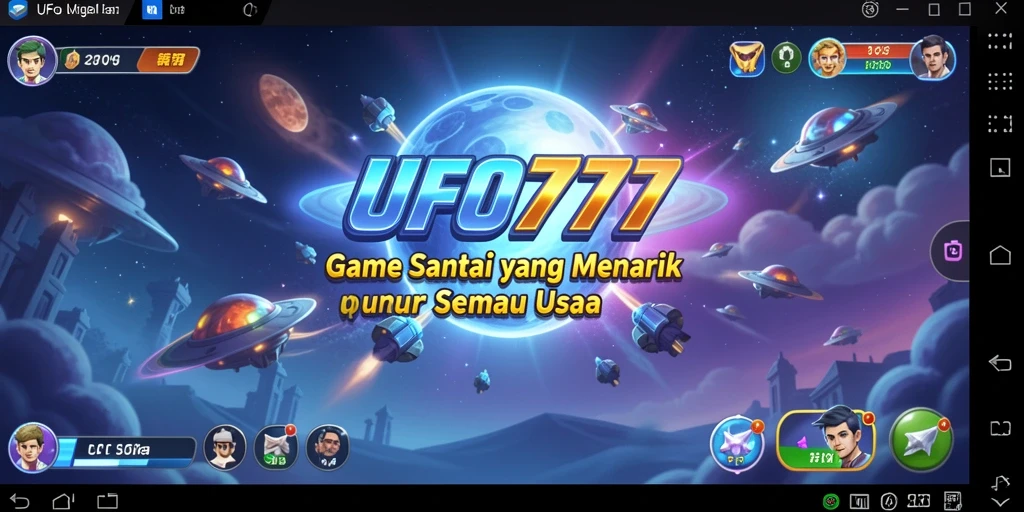 Screenshot gameplay UFO777 yang cerah dan menarik.