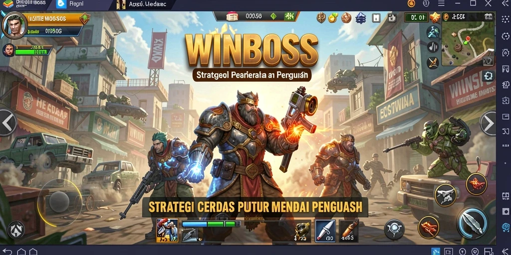 Tampilan gameplay <strong>WINBOSS</strong> yang menarik dengan aksi strategi mendalam.